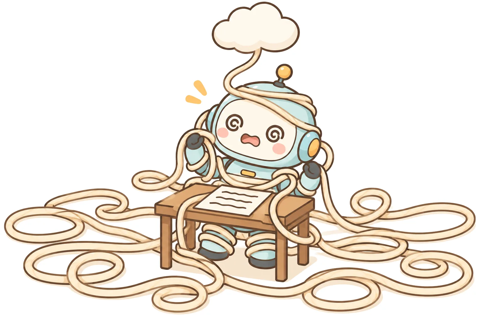 考えすぎ（イメージ）