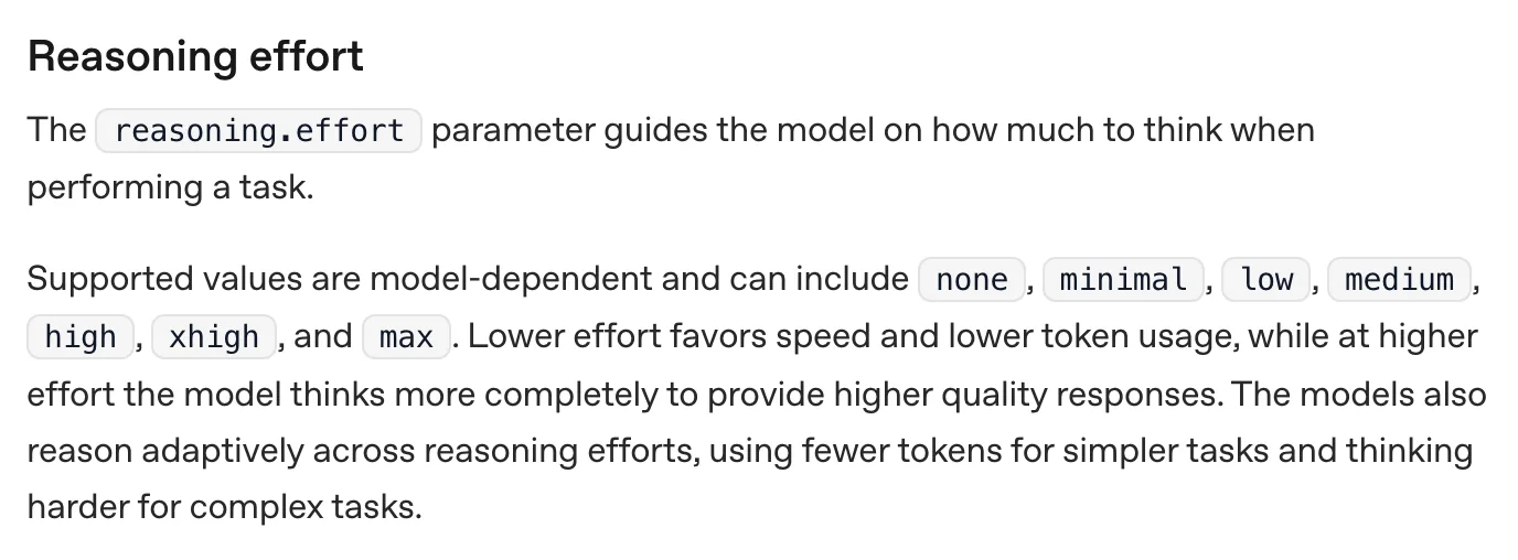 OpenAI API ドキュメント「Reasoning models」（2026年10月24日に確認）